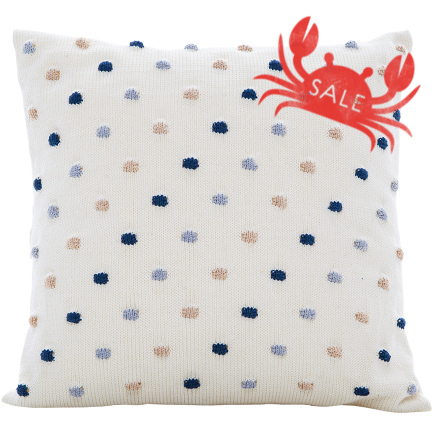 Bump Cushion Cover - Ivory / Multi