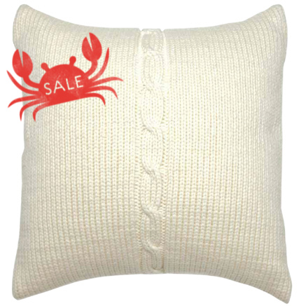 Chunky Cable Cushion Cover - Aran