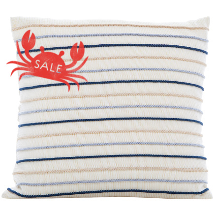 Ridge Cushion Cover - Ivory / Multi