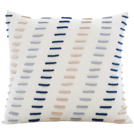 Tube Cushion Cover - Ivory / Multi