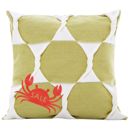 Twist Cushion Cover - Celery