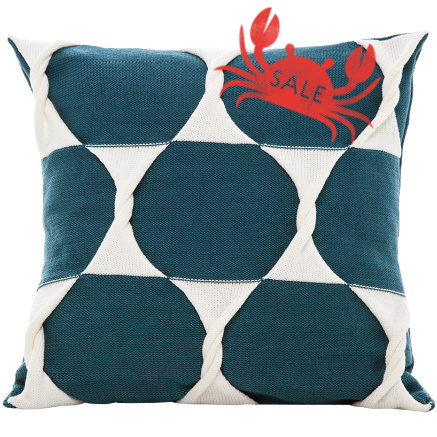 Twist Cushion Cover - Teal