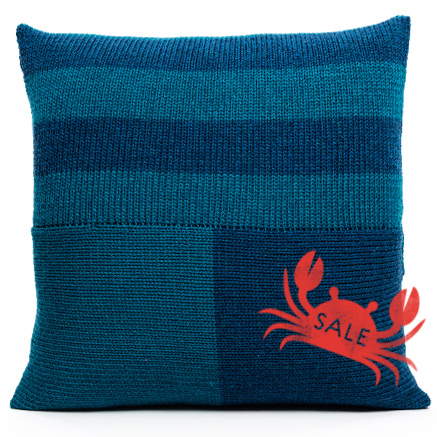 Blocks Cushion Cover - Teal