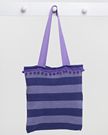 Deckchair Stripe Bag - Purple