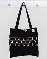 Tassel Beach Bag - Neutral